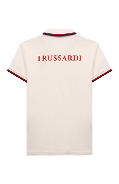Хлопковое поло TRUSSARDI JUNIOR, арт. TBP24005PO, фото 2