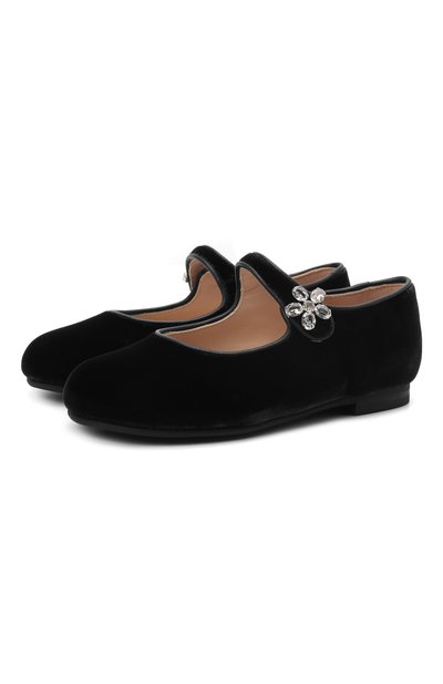 Балетки IL GUFO, арт. G285/VELLUT0 ACC0PP/23-26