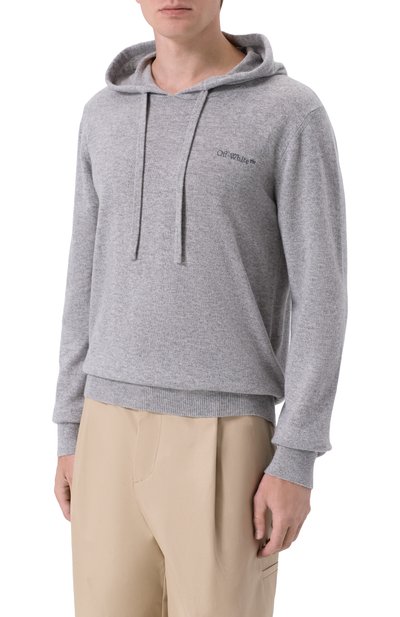 Кашемировое худи OFF-WHITE, арт. 0MHU034F25KNI001, фото 3