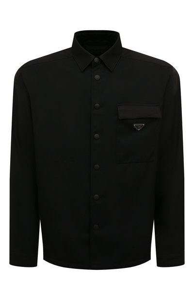 Шерстяная рубашка PRADA, арт. SC610-1XMB-F0002-221, фото 1