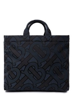 Мужская сумка-тоут ormond BURBERRY темно-синего цвета, арт. 8066105 | Фото 6 (Ремень/цепочка: На ремешке; Материал сплава: Проставлено; Материал: Текстиль; Драгоценные камни: Проставлено; Размер: large)