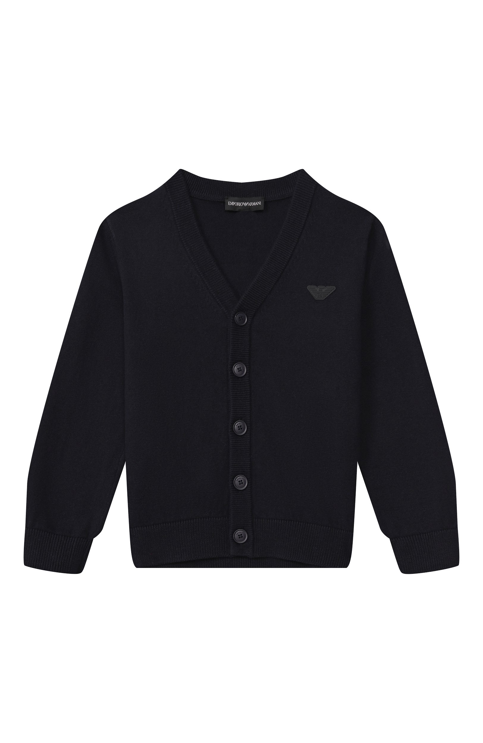 Кардиган из хлопка и шерсти EMPORIO ARMANI, арт. EB000437/AF28773, фото 1