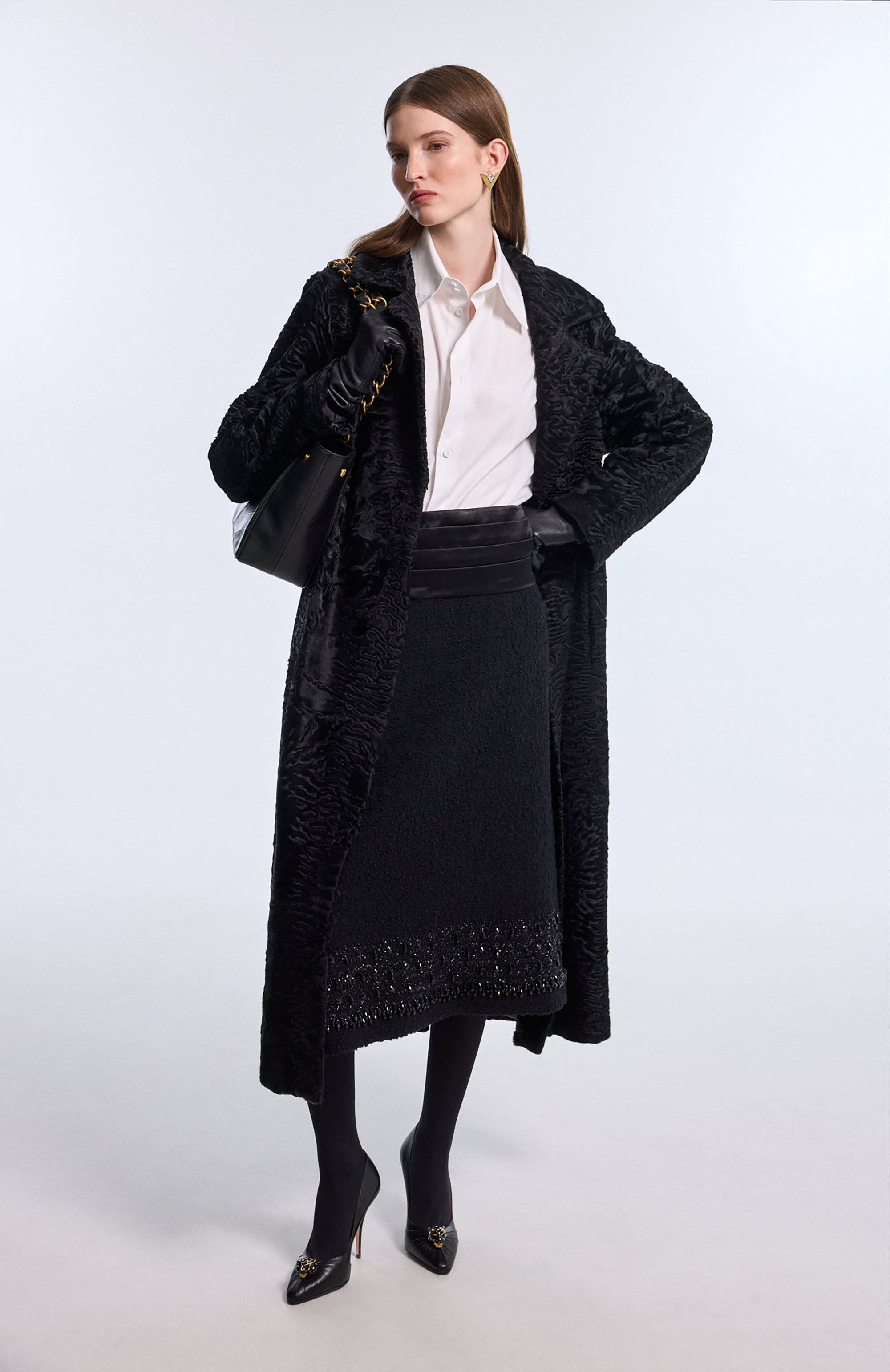 Шуба из свакары MVST, арт. FBPL-Y458SW/F1206-1, фото 6