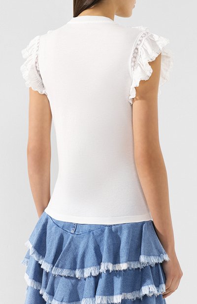 Хлопковый топ ZIMMERMANN, арт. 5391TB0W, фото 4