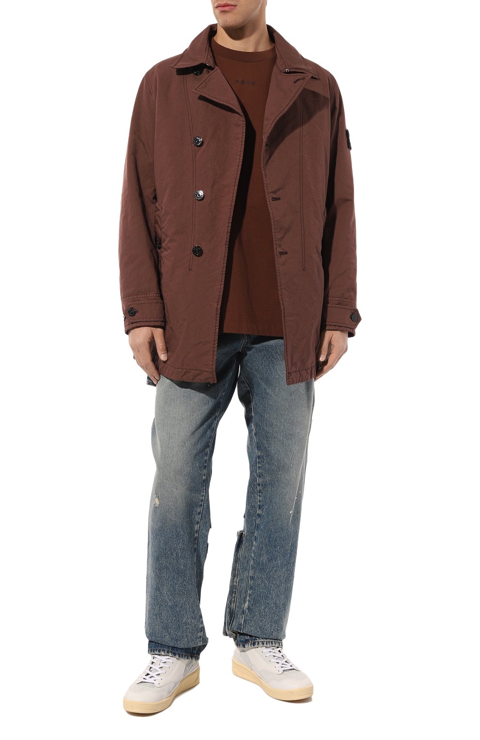 Утепленный плащ STONE ISLAND, арт. 751542149, фото 2