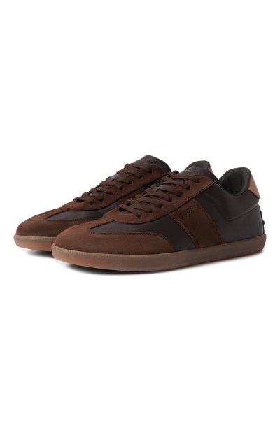Мужские кожаные кеды TOD’S, арт. XXM68C0KP40/RZZ