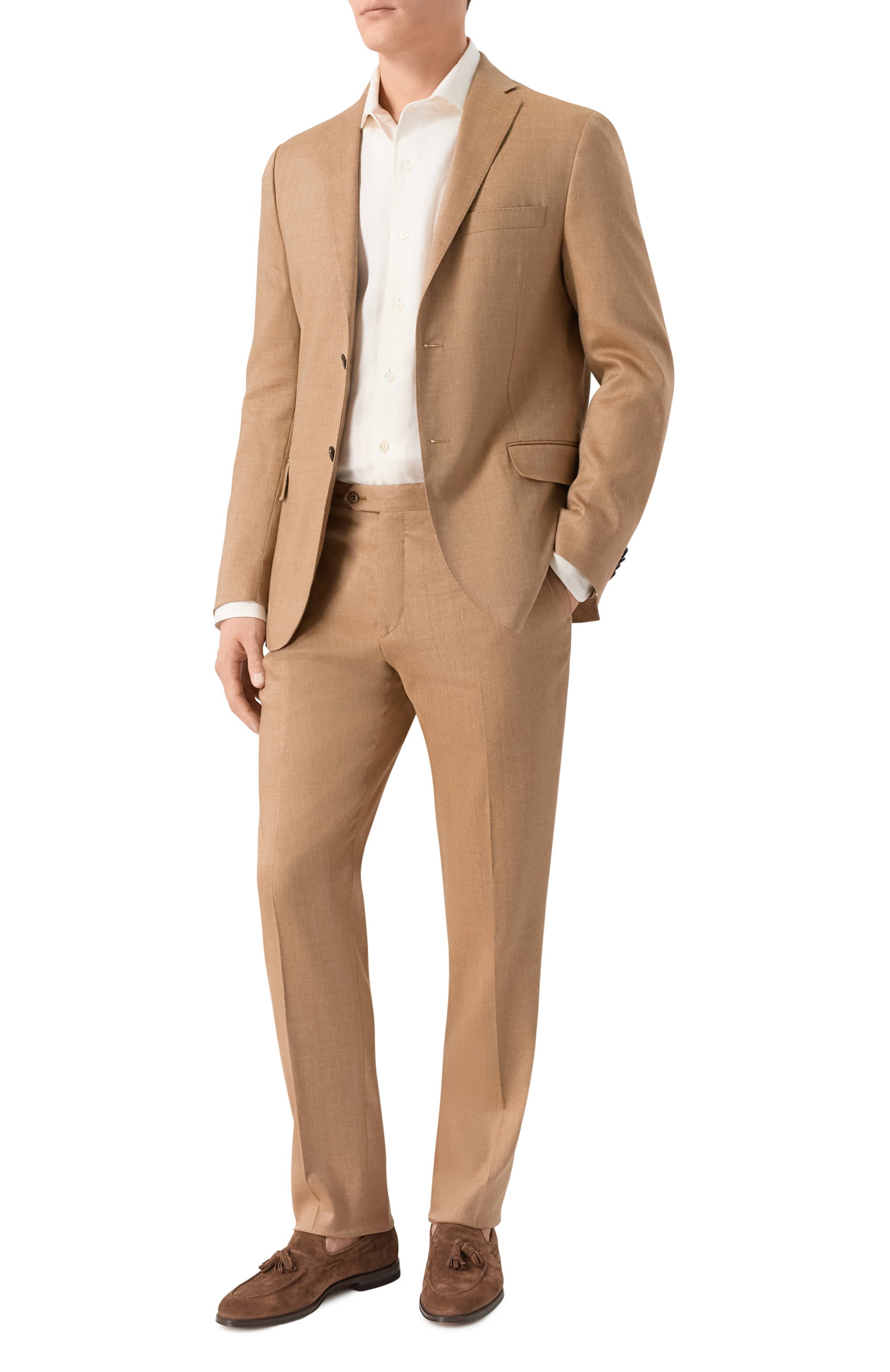 Костюм изо льна и шерсти CORNELIANI, арт. 27X005/2717484_SET, фото 1