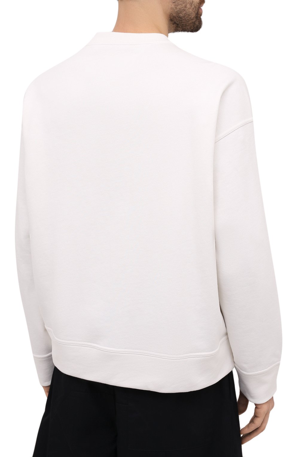 Хлопковый свитшот JIL SANDER, арт. JPUS707532-MS248608, фото 4