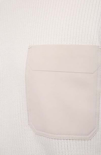 Свитер из хлопка и шелка ZEGNA, арт. UZD83/110, фото 5