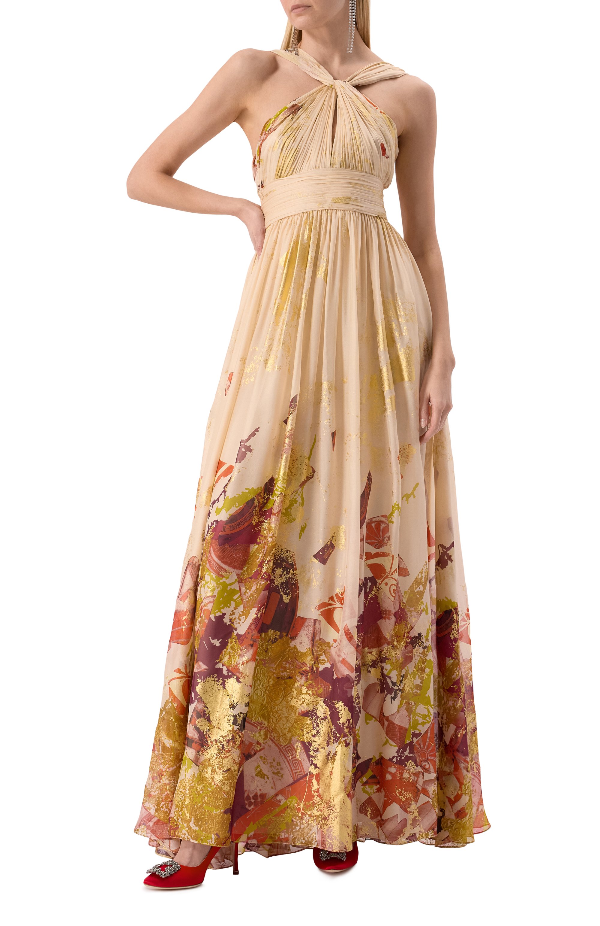 Текстильные туфли hangisi 90 MANOLO BLAHNIK, арт. 9XX-0663/SAT, фото 2