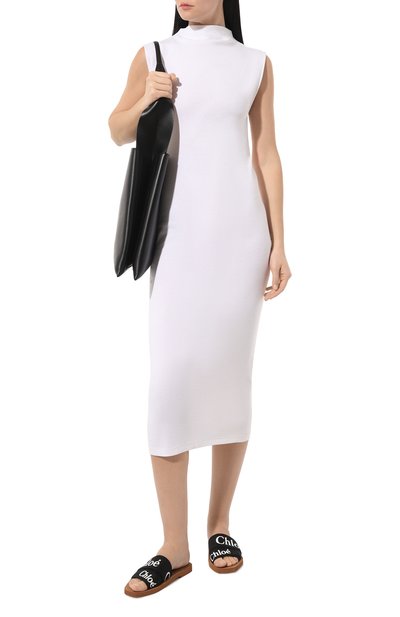 Текстильные шлепанцы woody CHLOÉ, арт. CHC22U188Z3, фото 2