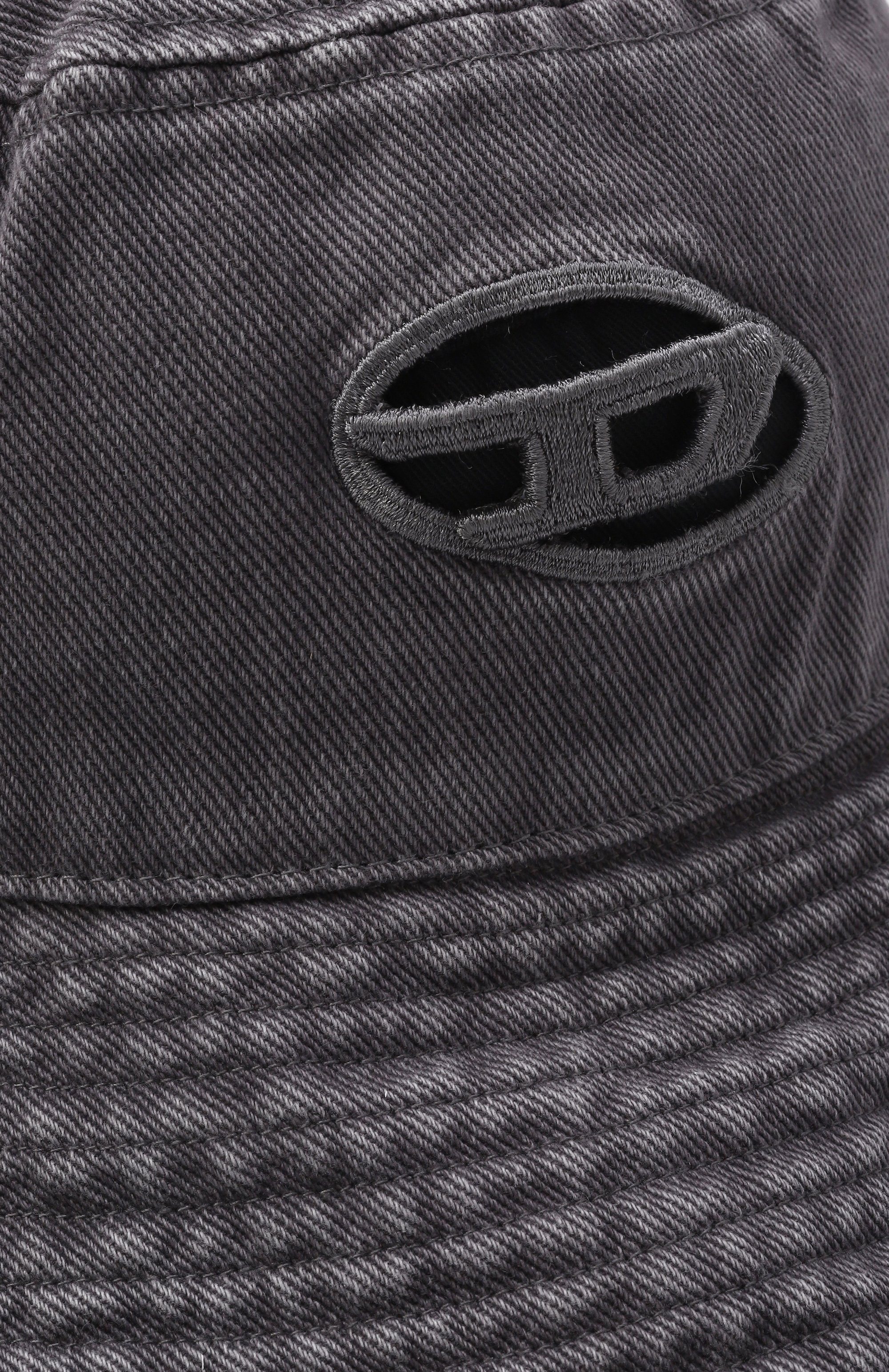 Джинсовая панама DIESEL серого цвета по цене 11550 руб., арт. A17502/0CEBT, фото 4 Джинсовая панама DIESEL, арт. A17502/0CEBT, фото 4