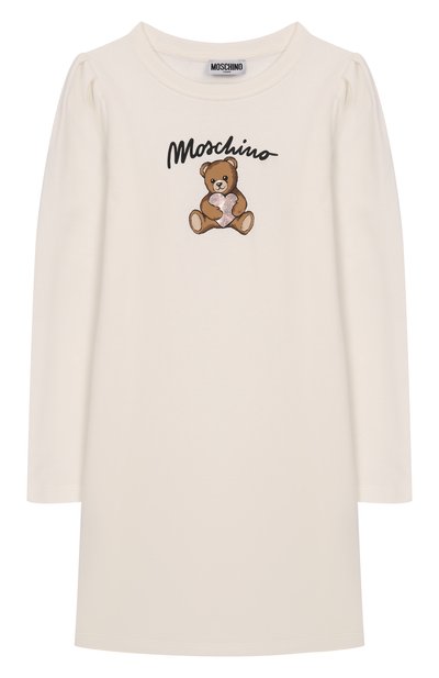 Хлопковое платье MOSCHINO, арт. HBV0FC/LCA40/10-14