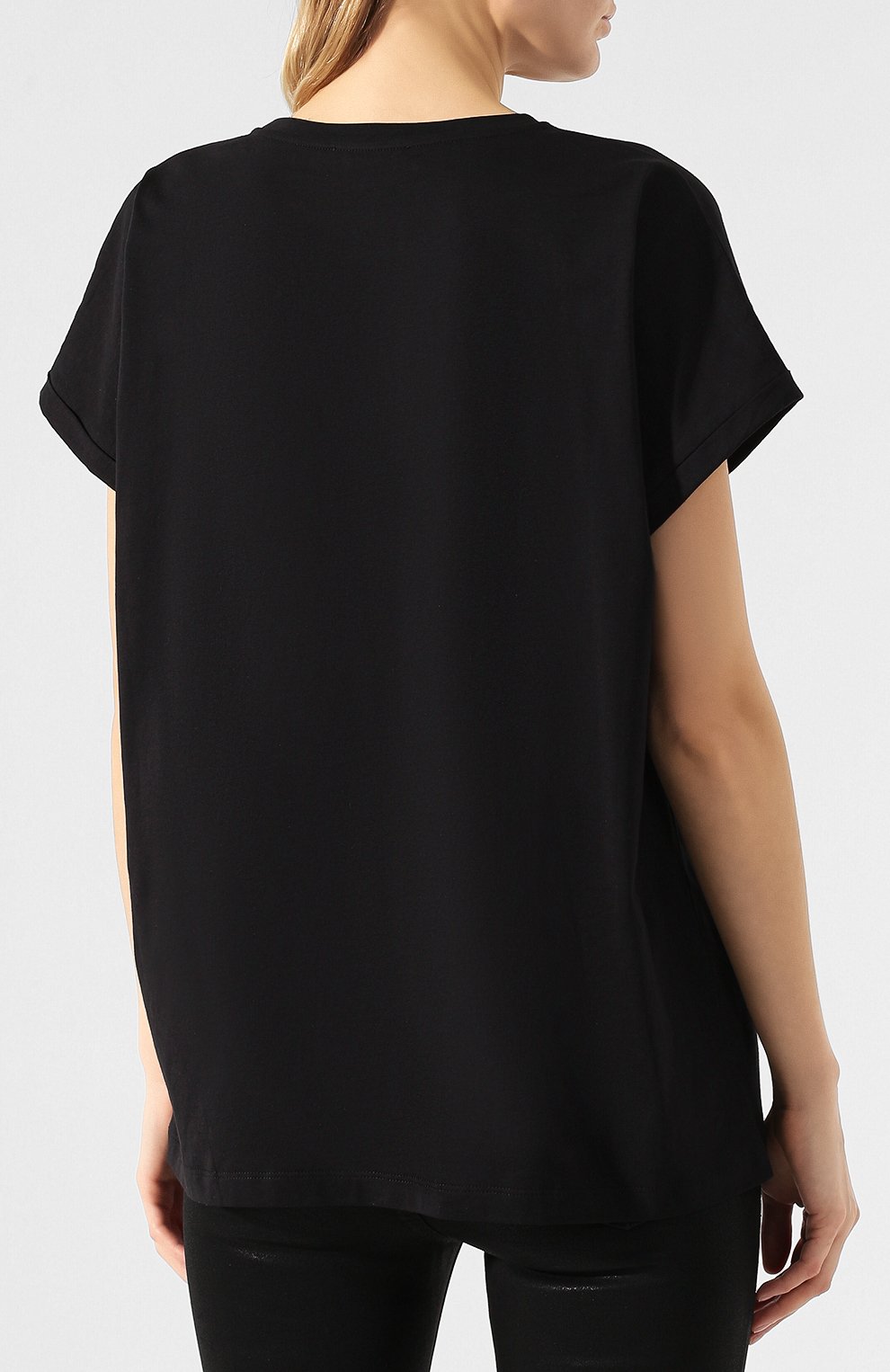 Хлопковая футболка BALMAIN, арт. RF21100/M065, фото 4