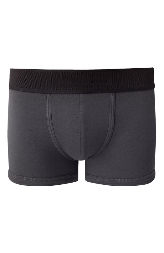 Хлопковые боксеры Dolce & Gabbana M4F37J/0UAIG Серый M4F37J/0UAIG