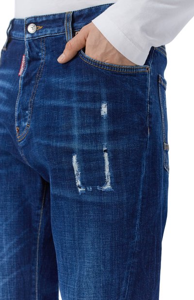Джинсы loose twist DSQUARED2 темно-синего цвета по цене 78700 руб., арт. S74LB1916/S30664, фото 5 Джинсы loose twist DSQUARED2, арт. S74LB1916/S30664, фото 5