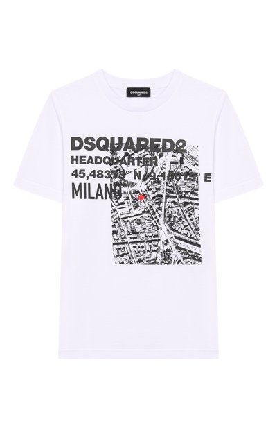 Хлопковая футболка DSQUARED2, арт. DQ2801/D004G