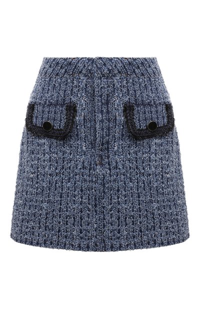 Джинсовая юбка SELF-PORTRAIT, арт. PF24-826SK-BL, фото 1