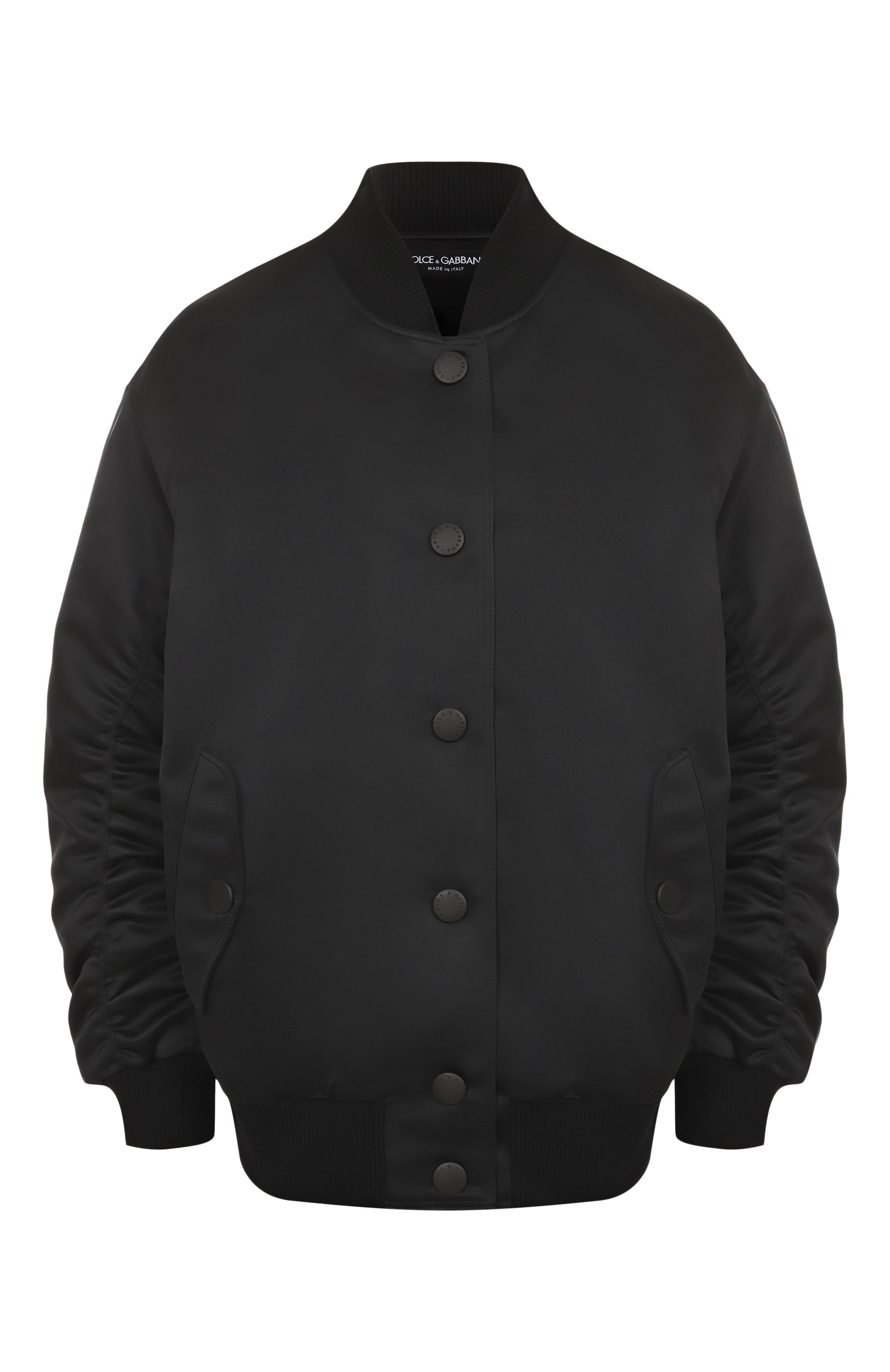 Бомбер DOLCE & GABBANA черного цвета по цене 310000 руб., арт. F9S63Z/GDC6Q, фото 1 Бомбер DOLCE & GABBANA, арт. F9S63Z/GDC6Q, фото 1