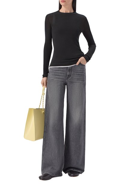 Женский хлопковый лонгслив JIL SANDER, арт. J02NH0017/J20342