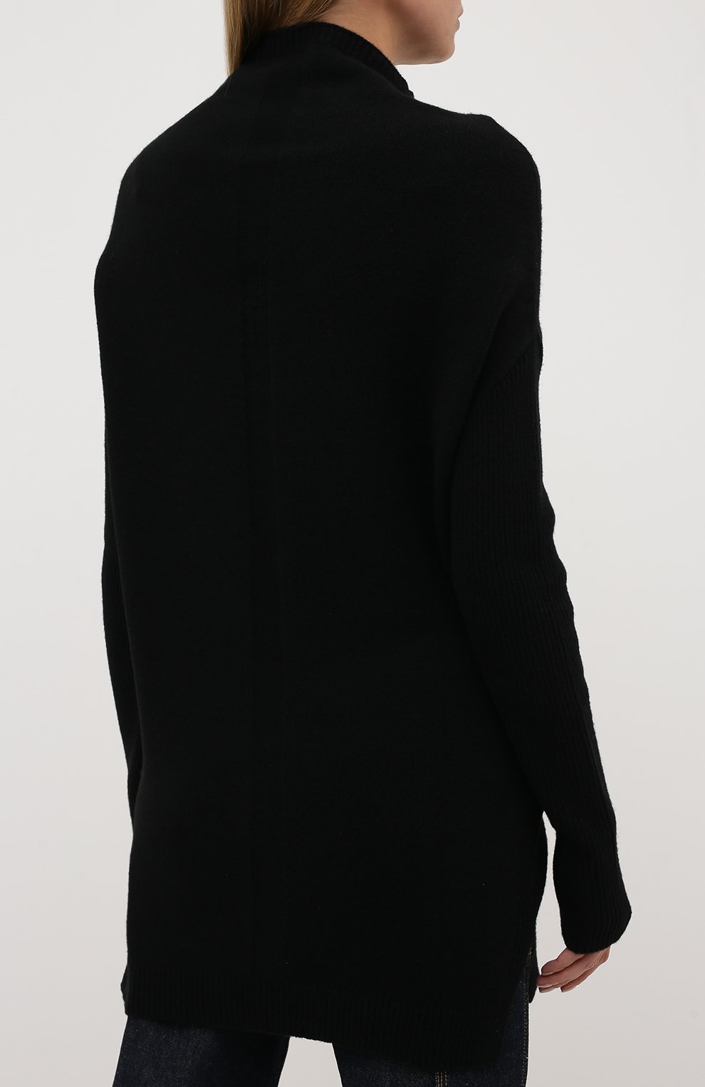 Пуловер из кашемира и шерсти RICK OWENS, арт. RP20F2681/WSBR, фото 4