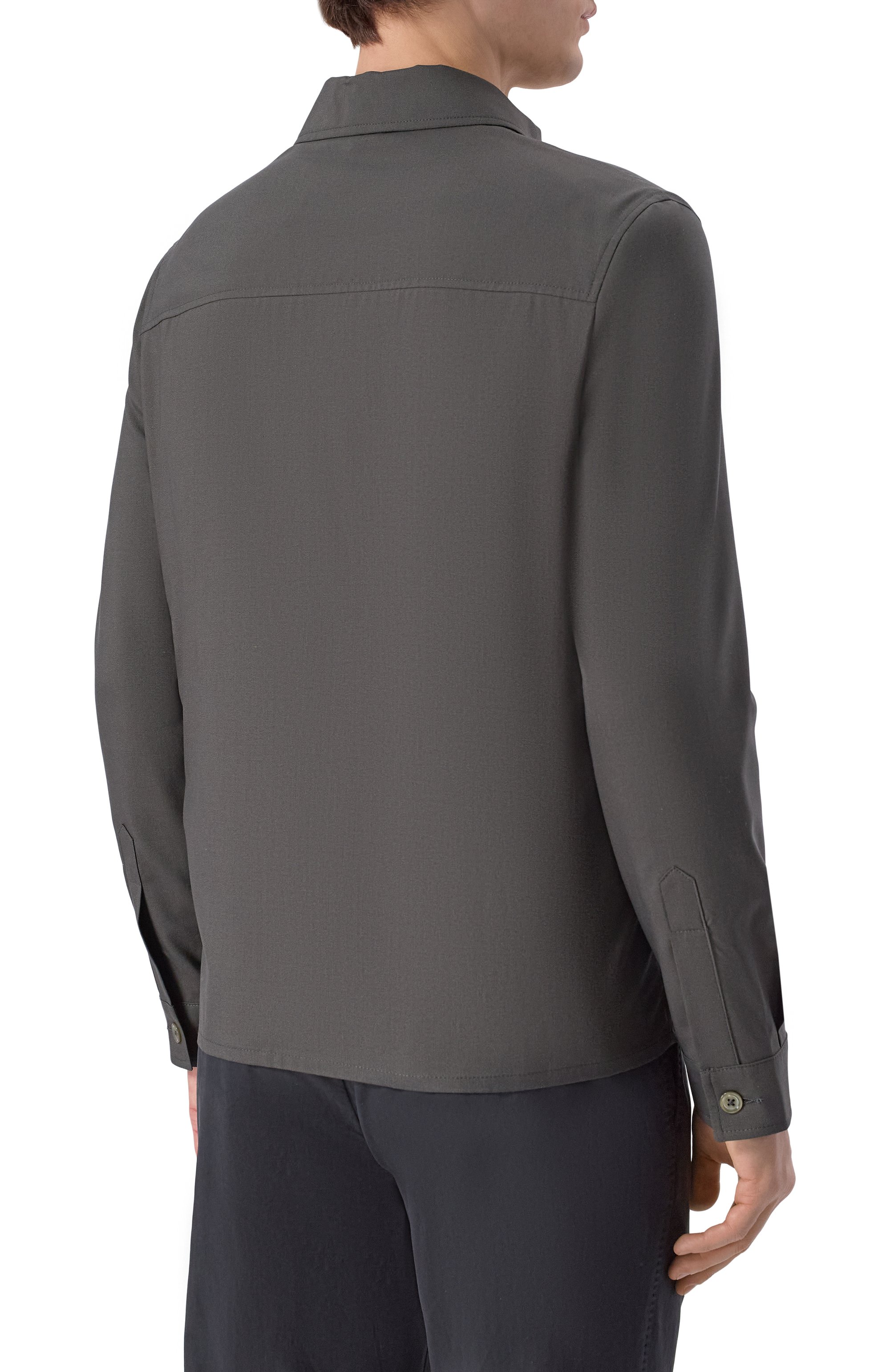 Куртка-рубашка из шерсти и шелка MARCO PESCAROLO, арт. URUS/5314, фото 4