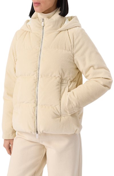 Вельветовый пуховик KITON, арт. D54658S0632504, фото 3