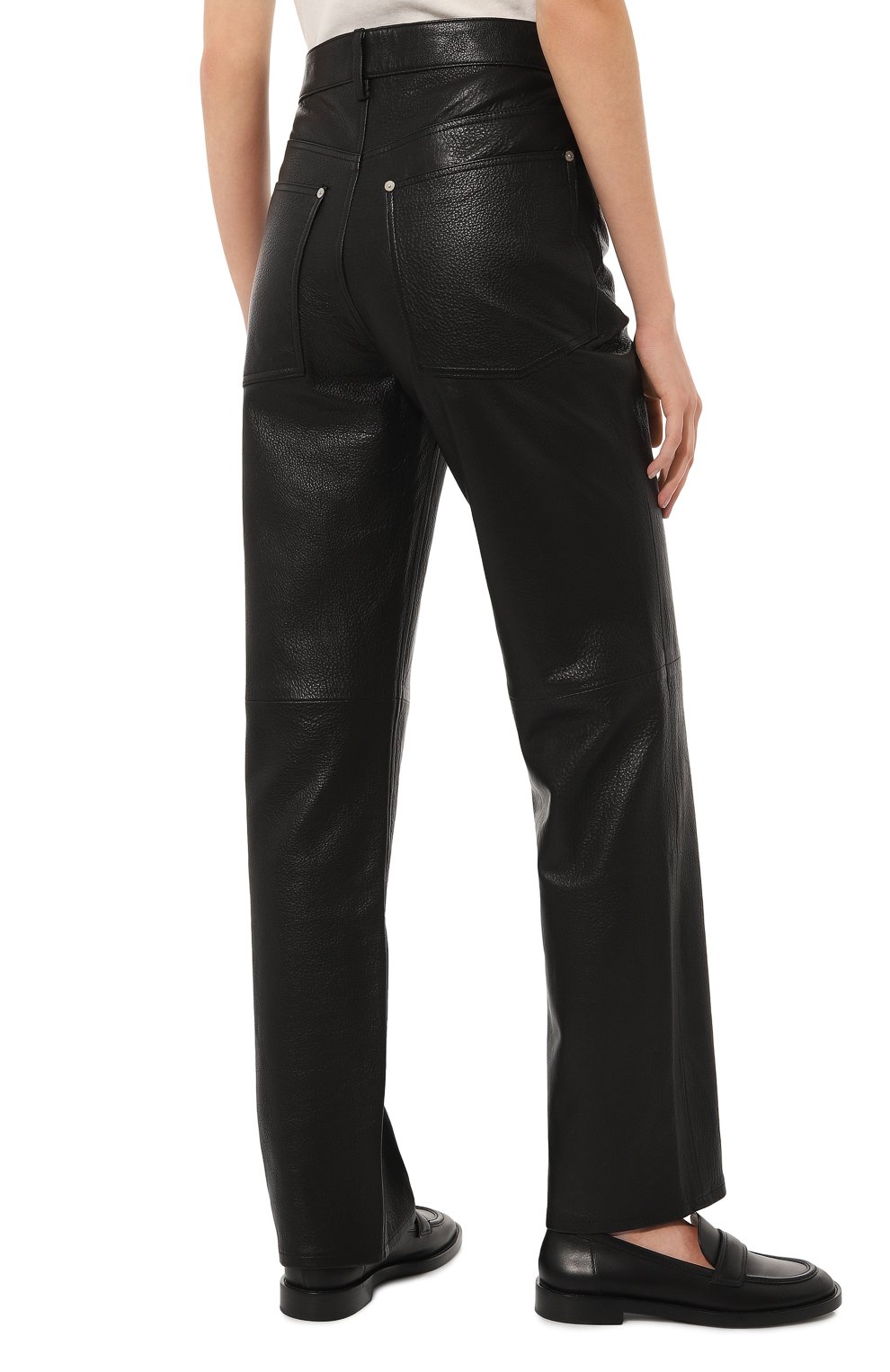 Кожаные брюки MAINLESS, арт. PT22–01–01–BL, фото 4