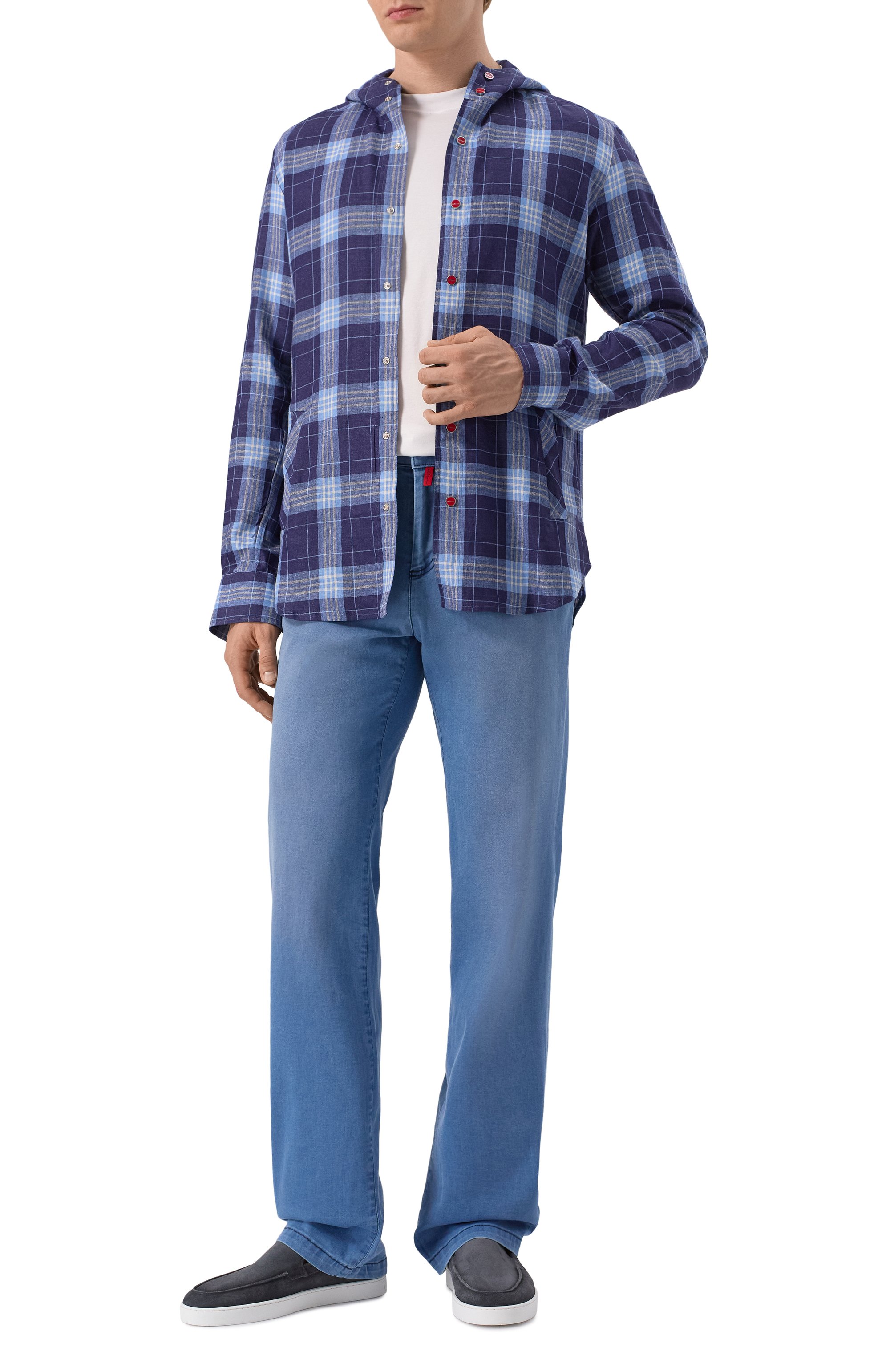 Льняная рубашка KITON, арт. UMCMARH0926701, фото 2