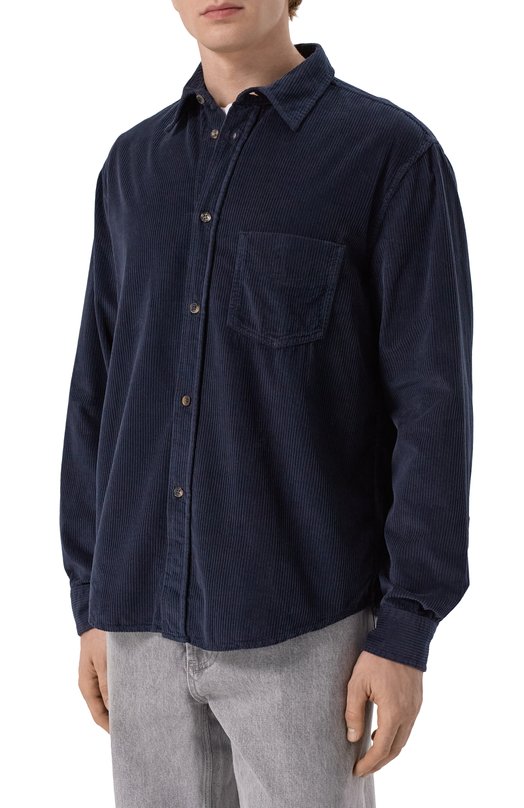 Вельветовая рубашка Jacob Cohen JUM_C0026 001 T689A TR Синий  JUM_C0026 001 T689A TR Фото 3