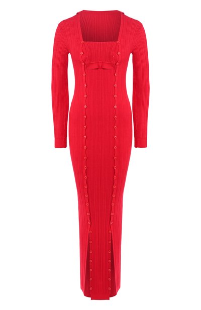 Женское платье из вискозы JACQUEMUS, арт. 194KN10/07440