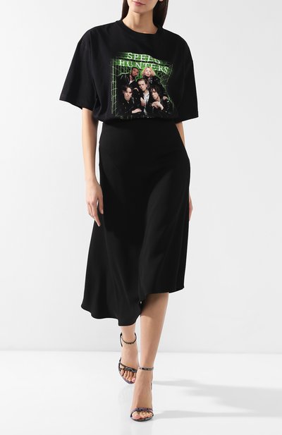 Хлопковая футболка BALENCIAGA, арт. 556089/TCV38, фото 2