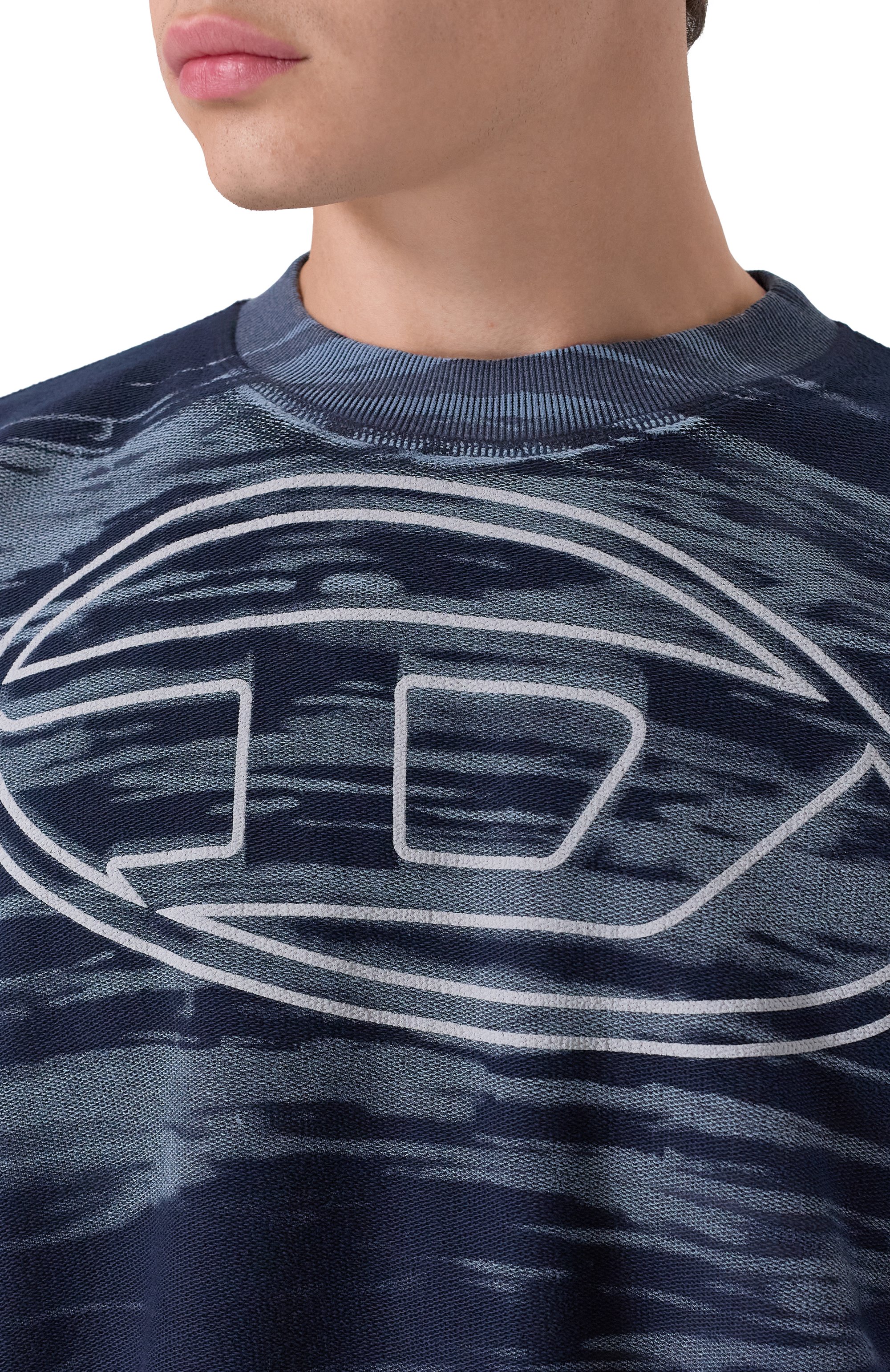 Хлопковый свитшот DIESEL, арт. A18654/0AGCB, фото 5