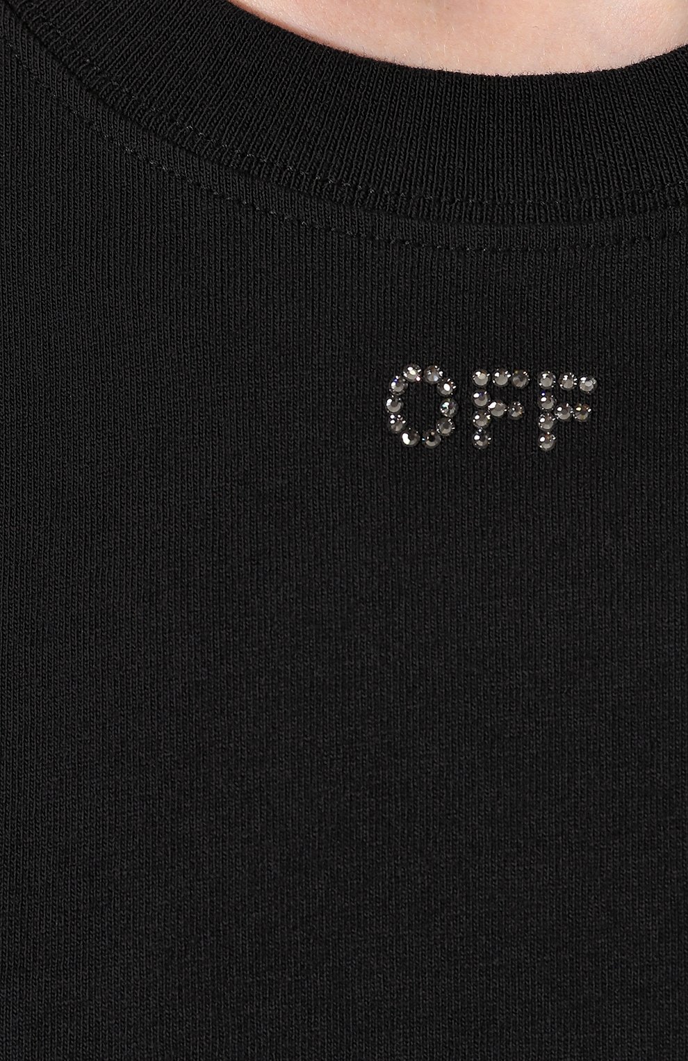 Хлопковая футболка OFF-WHITE, арт. 0WAA049E19B070651010, фото 5