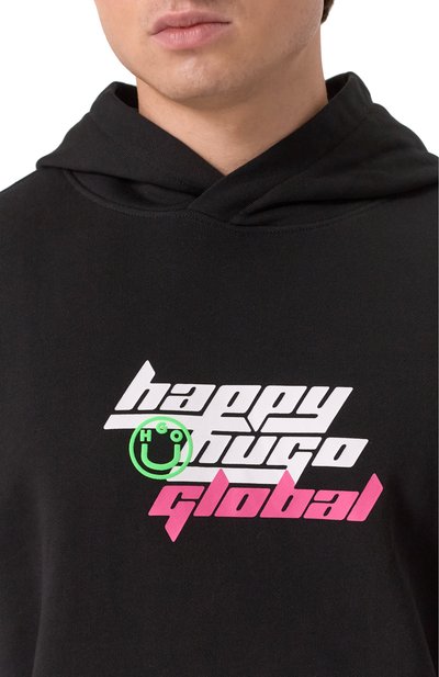 Хлопковое худи HUGO BLUE, арт. 50536113, фото 5