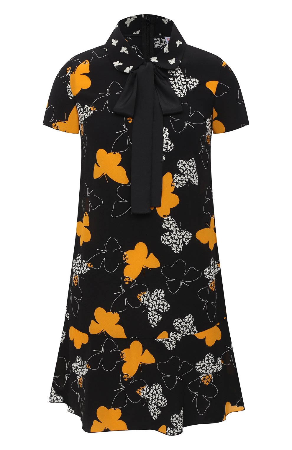 Шелковое платье REDVALENTINO разноцветного цвета по цене 79450 руб., арт. UR0VAF05/5EF, фото 1 Шелковое платье REDVALENTINO, арт. UR0VAF05/5EF, фото 1