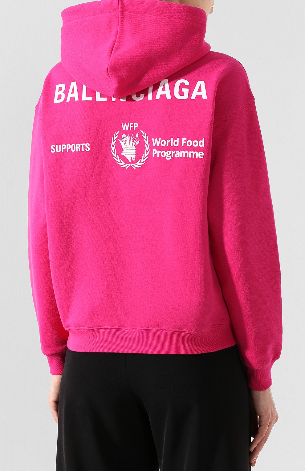 Хлопковое худи BALENCIAGA, арт. 612959/THV83, фото 4