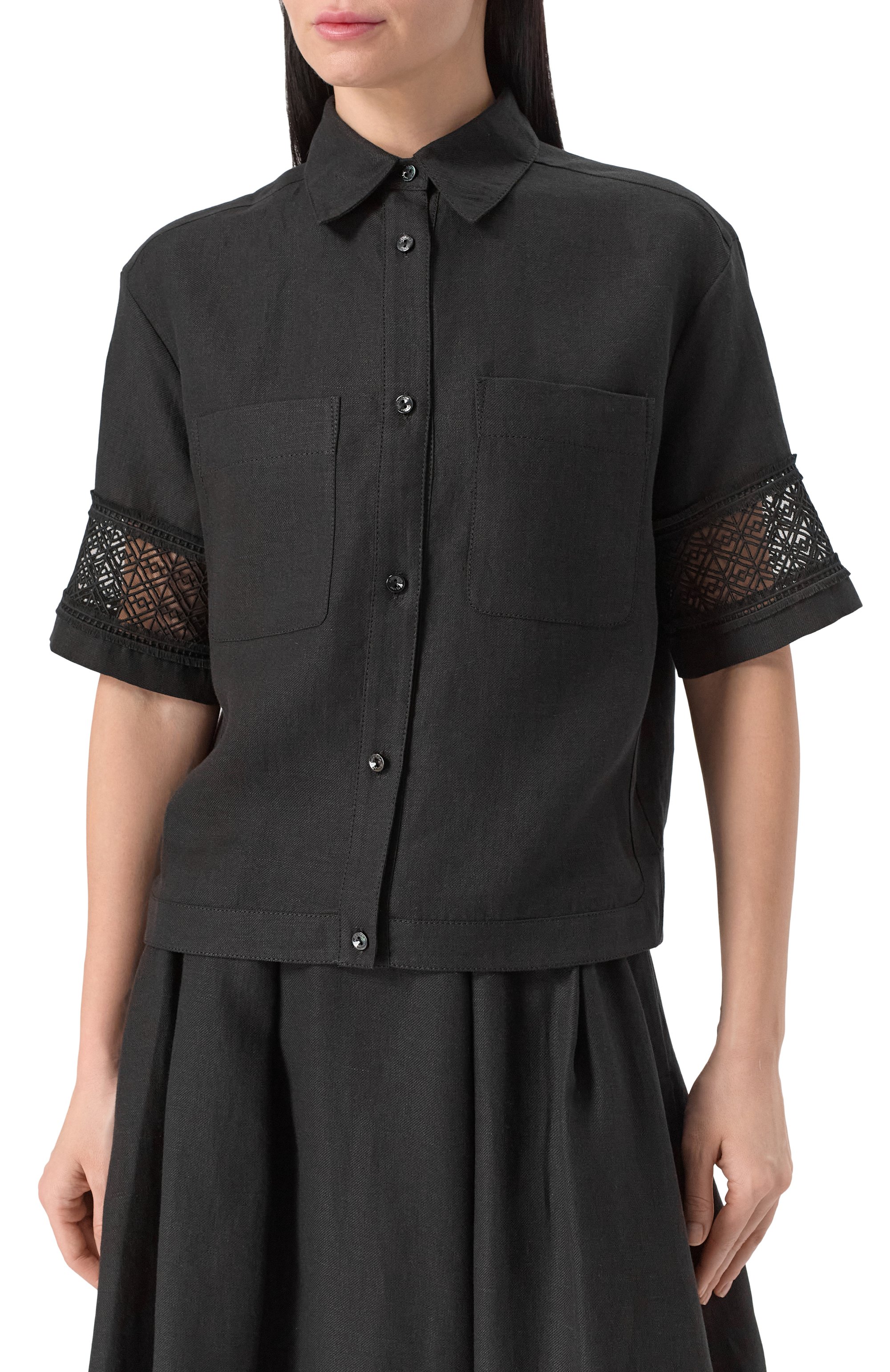 Льняная рубашка AGNONA, арт. TD0908/U3014, фото 3