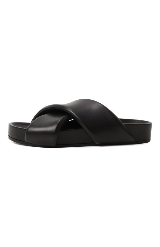 Кожаные шлепанцы Jil Sander J32WP0001/P5810 Чёрный  J32WP0001/P5810 Фото 4