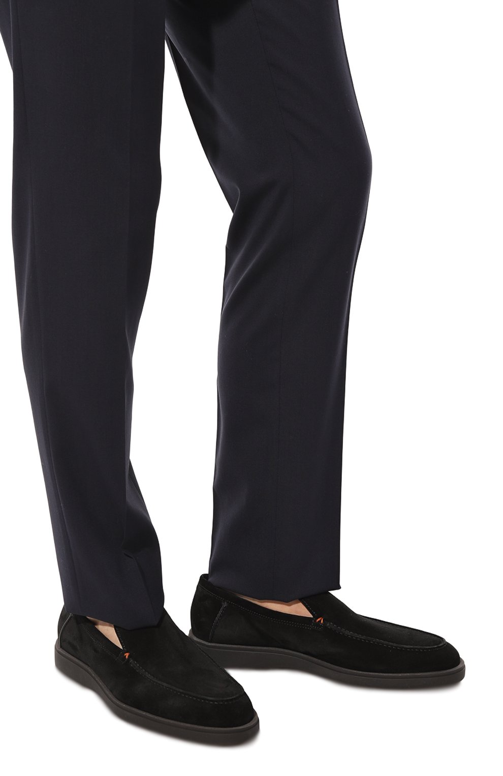 Замшевые лоферы SANTONI, арт. MGDG17824SM0BSJ1, фото 3