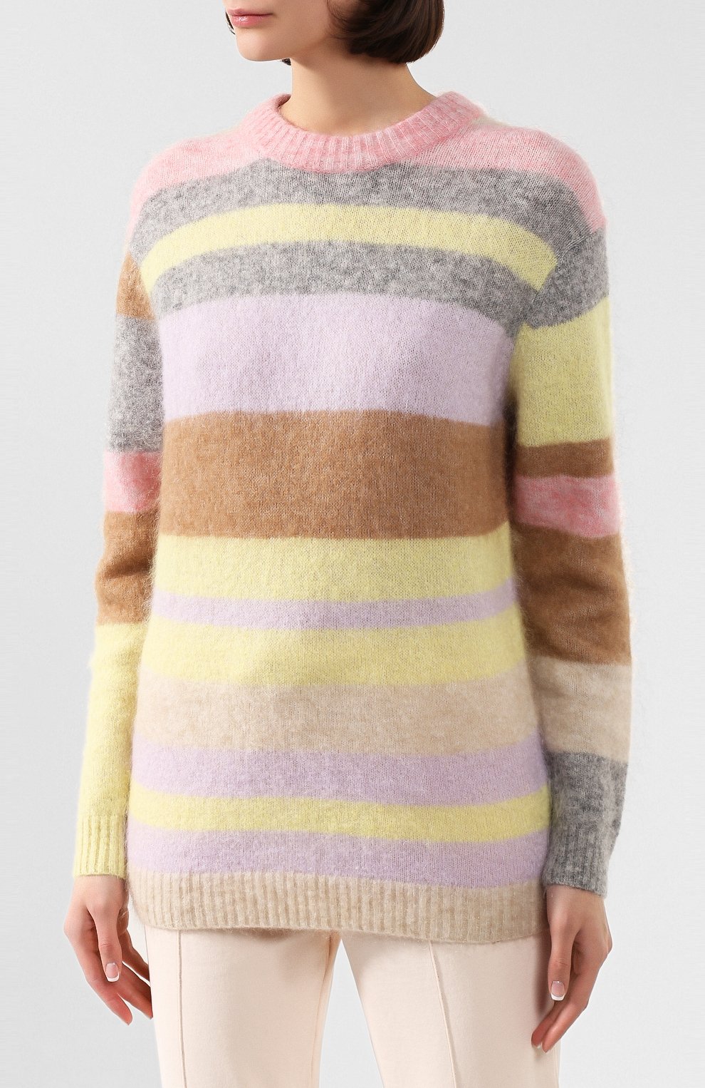 Свитер ACNE STUDIOS розового цвета по цене 28300 руб., арт. A60108, фото 3 Свитер ACNE STUDIOS, арт. A60108, фото 3