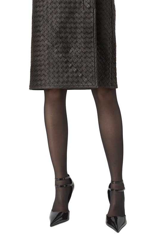 Кожаная юбка Bottega Veneta 795891/V2JG0 Коричневый  795891/V2JG0 Фото 3