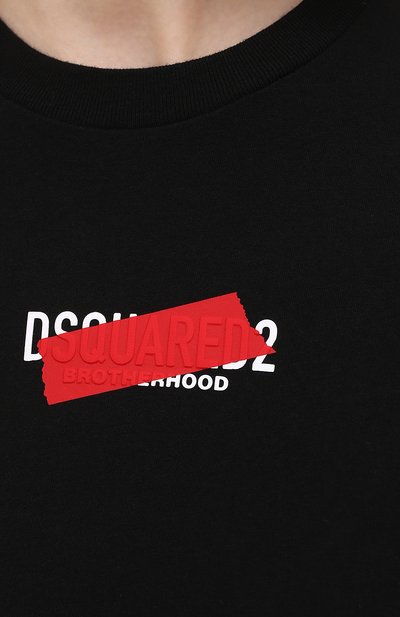 Хлопковая футболка DSQUARED2,  арт. S75GD0181/S21600, фото 5