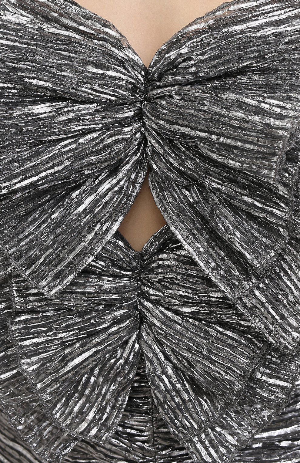 Платье ISABEL MARANT серебряного цвета по цене 132000 руб., арт. R01995-21E031I/TIKYNA, фото 5 Платье ISABEL MARANT, арт. R01995-21E031I/TIKYNA, фото 5