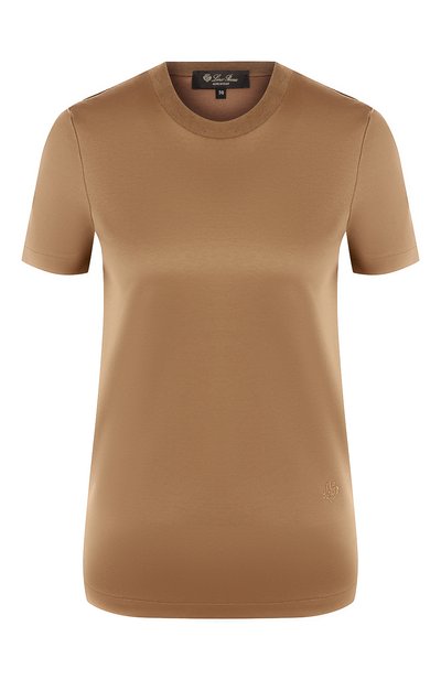 Женская хлопковая футболка LORO PIANA, арт. FAI5069