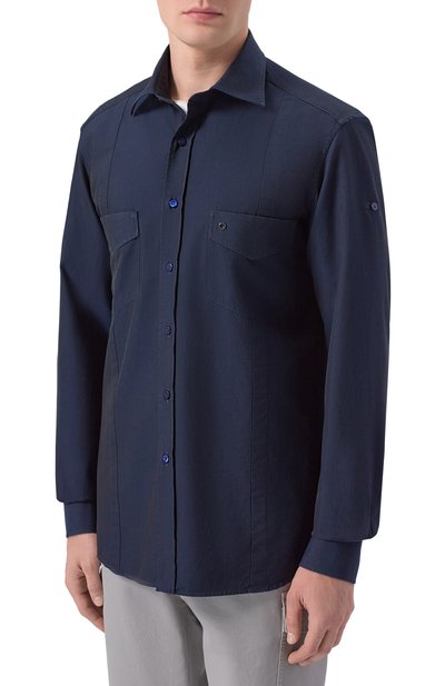 Хлопковая рубашка STEFANO RICCI, арт. MC008149/BX3128, фото 3