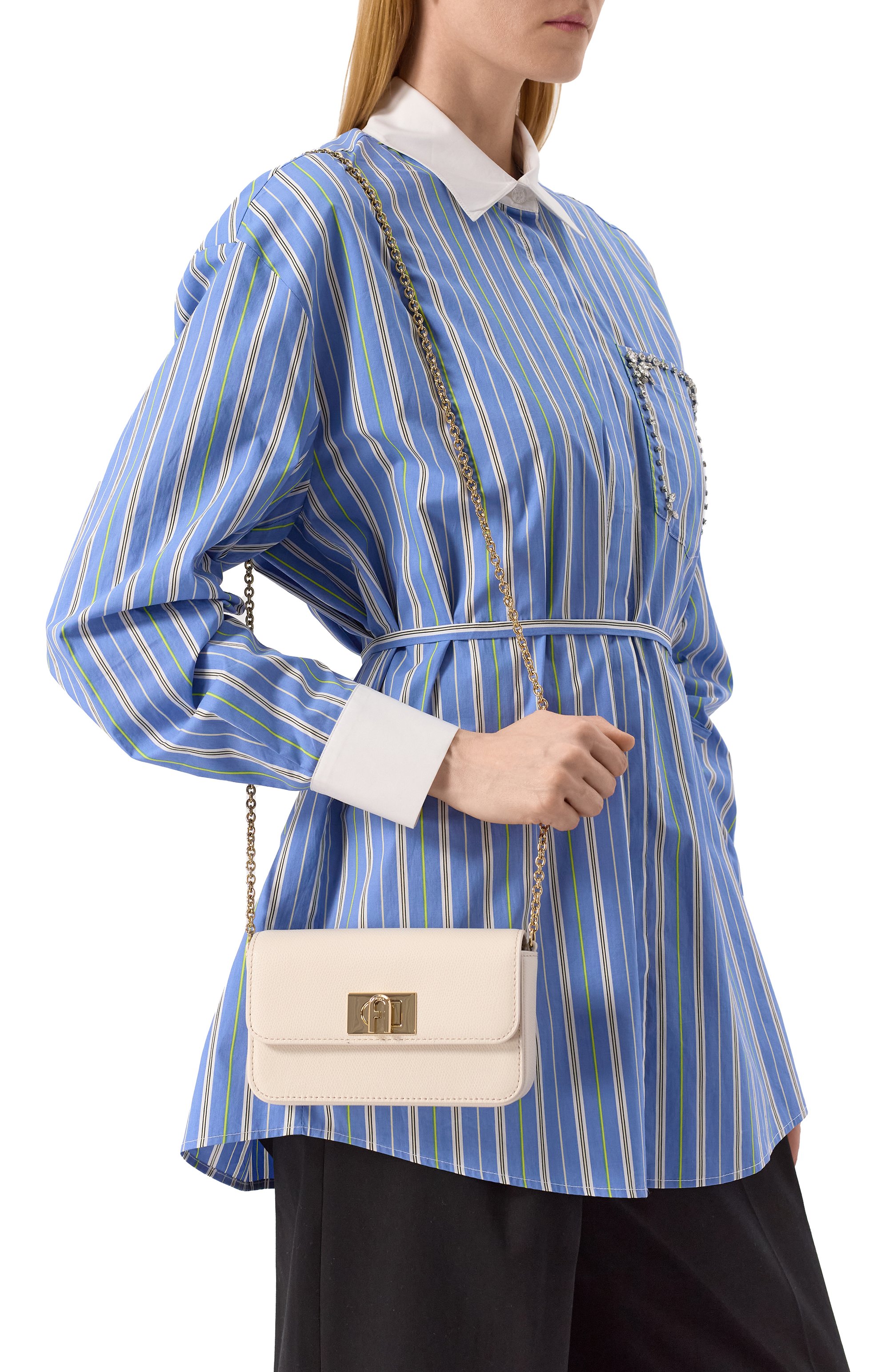 Сумка furla 1927 mini FURLA кремового цвета по цене 28000 руб., арт. WE00265/ARE000, фото 2 Сумка furla 1927 mini FURLA, арт. WE00265/ARE000, фото 2