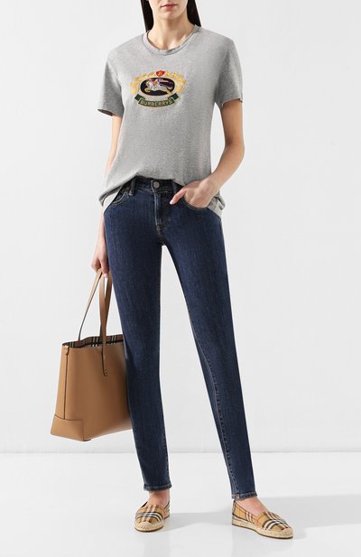 Текстильные эспадрильи BURBERRY светло-коричневого цвета по цене 31450 руб., арт. 4073702, фото 2 Текстильные эспадрильи BURBERRY, арт. 4073702, фото 2