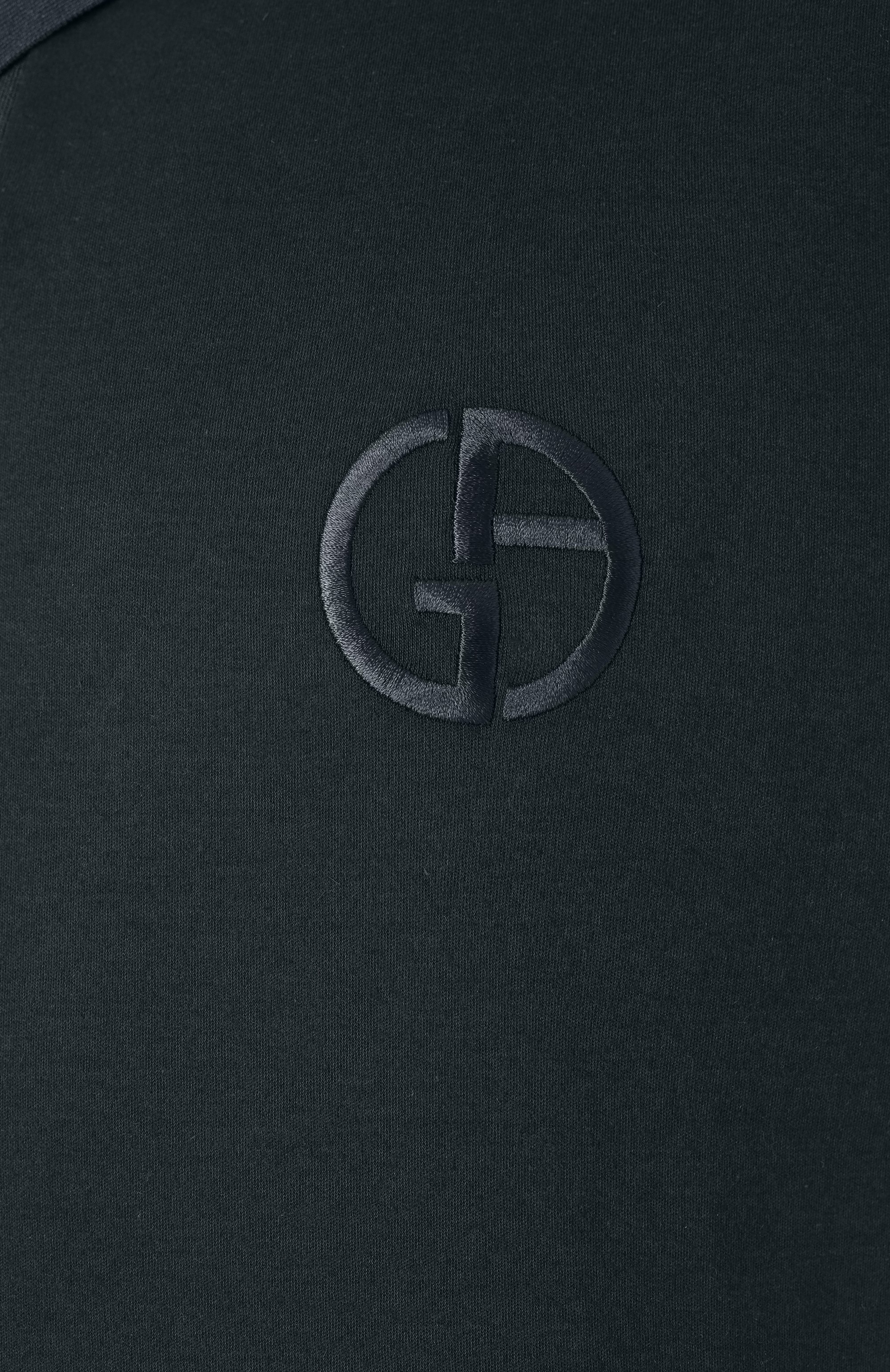 Поло из хлопка и кашемира GIORGIO ARMANI, арт. GM001244/TE11706, фото 6