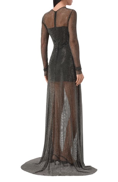 Платье из вискозы с отделкой стразами YANA DRESS, арт. 1-23/2-388-НС900, фото 3